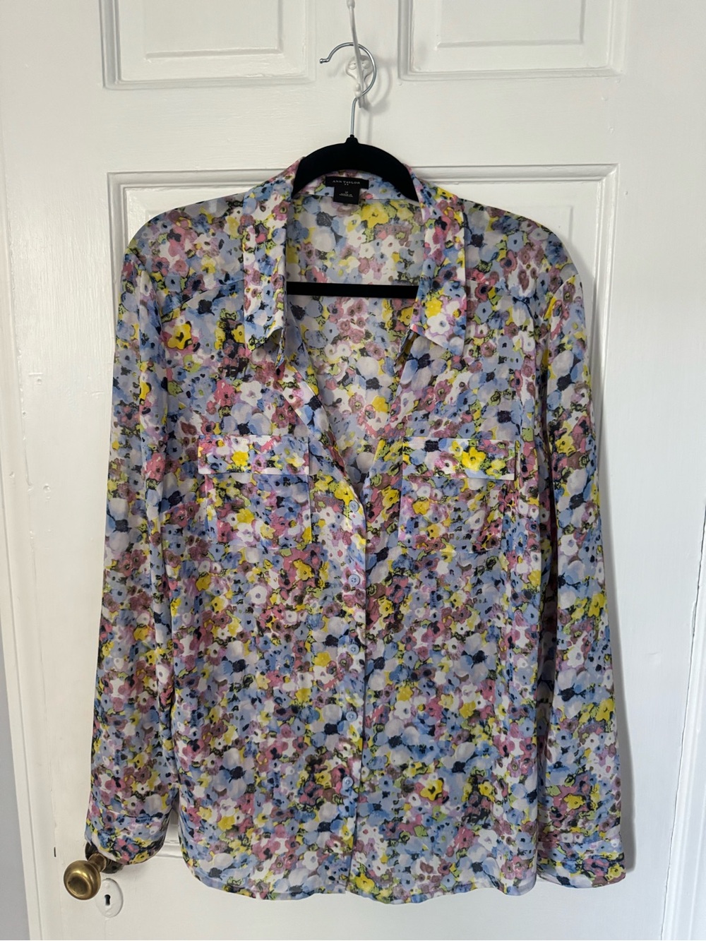 Ann Taylor floral blouse